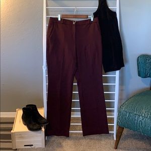 White House Black Market Bootcut Trousers, size 10